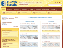 Tablet Screenshot of elkovo-cepelik.cz